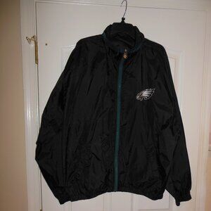 Philadelphia Eagles Windbreaker Jacket size XXL NFL First Down Football patch